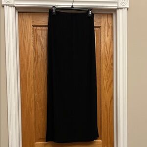 Halogen Elegant Black Maxi Skirt